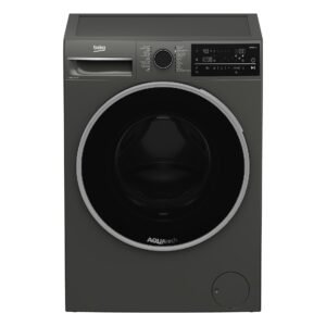 Beko Front Load Washing Machine, 10 kg, 1400 RPM, Manhattan Grey, WTE1014XM